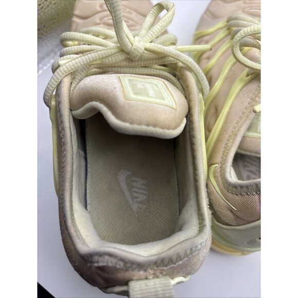 Size 7 Nike Air VaporMax Plus Cream & Green/Yellow DJ3023-700 - Picture 11 of 13